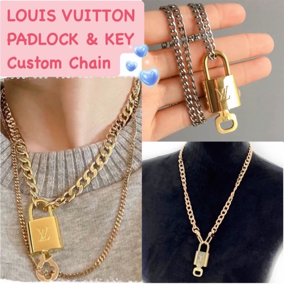 Louis Vuitton Accessories - *️⃣3️⃣2️⃣6️⃣*️⃣AUTH LOUIS VUITTON PADLOCK ONLY (No key include) come with Chain